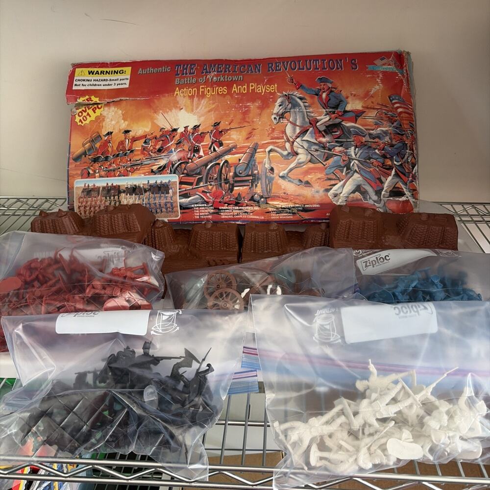 Vintage 1996 BMC Toys The American Revolution Battle Of Yorktown Playset Lot